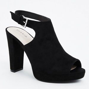 Torrid Peep-Toe Cover Platform Heels
